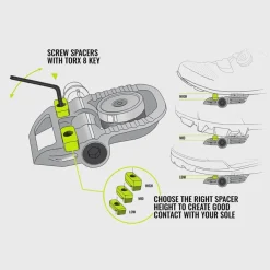 magped GRAVEL Magneetpedalen - xCarbon | Stalen As - 200N