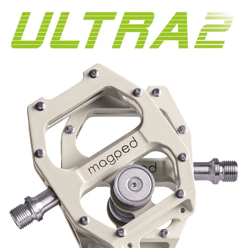 Klikpedalen < Magped ULTRA2 Magneetpedalen - 150N | lichtgrijs