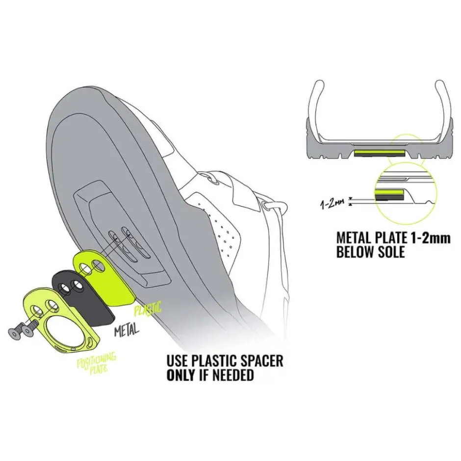 Klikpedalen < Magped ULTRA2 Magneetpedalen - 150N | lichtgrijs