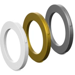 Magura Brake Caliper Cover Set 4-Piston - MT5/MT7/MT Trail Carbon/MT Trail Sport from MY2015 (12 pieces) - 2701720 - white / gold / silver