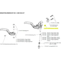 Magura EBT-Bleed Screw for Reservoir - incl. O-Ring (2 pieces) 2700513