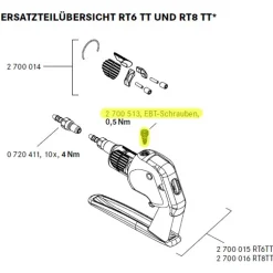 Magura EBT-Bleed Screw for Reservoir - incl. O-Ring (2 pieces) 2700513