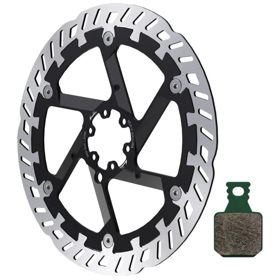 Magura eSTOP Optimized Kit - MDR-P Disc Rotor | 8.S Sport Brake Pads - 220mm