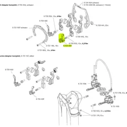 Magura EVO2 Quickrelease for one Brake, Standard right - 0724459