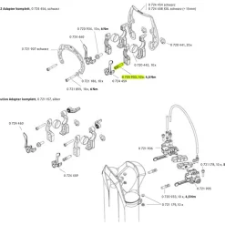 Bouten|Gereedschap En Onderhoud < Magura Quick Release Bolt, for EVO 2 Adaptor - 0720933