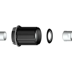 E-Bike Aandrijving < MAHLE X20 Freewheel Set | Shimano HG Aluminium - 60010418001000