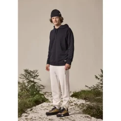 T-Shirts & Tops < Maloja Dro. Organic weat Hoodie Heren - haded white 1148