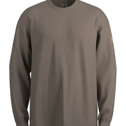 T-Shirts & Tops < Maloja SaccaroM. Heavy Organic Cotton ongseeve Heren - dark grave 8990