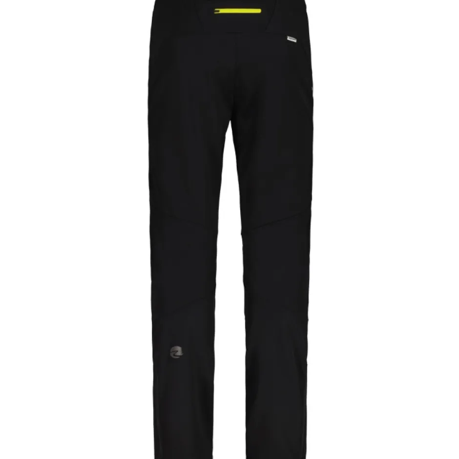 Broeken & Rokken < Maloja MarcusM. Nordic Hybrid Softshell Broek Heren - Regular - deep black multi 8862