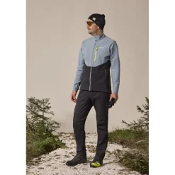 Broeken & Rokken < Maloja MarcusM. Nordic Hybrid Softshell Broek Heren - Regular - deep black multi 8862