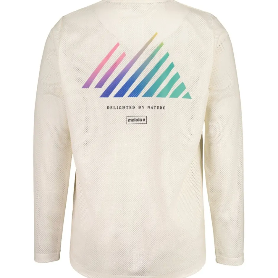 Mtb-Shirts < Maloja Pfeifferkoge. Dirt Shirt et ange ouwen Heren - shaded white 1148