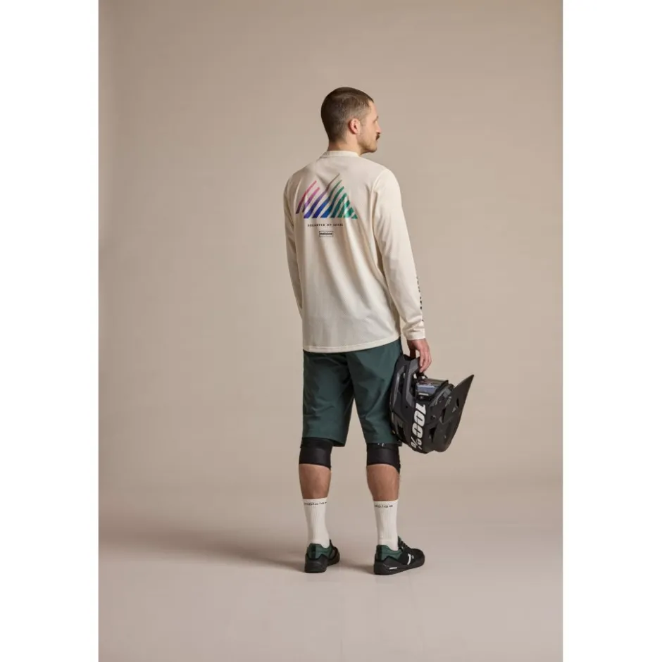 Mtb-Shirts < Maloja Pfeifferkoge. Dirt Shirt et ange ouwen Heren - shaded white 1148