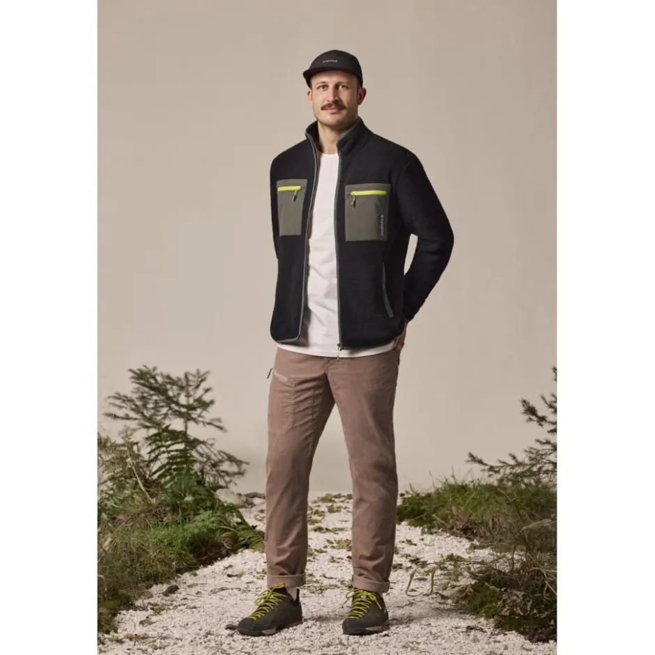 Jassen & Vesten < Maloja eo. ountain Feece Ja Heren - grey eange 0114