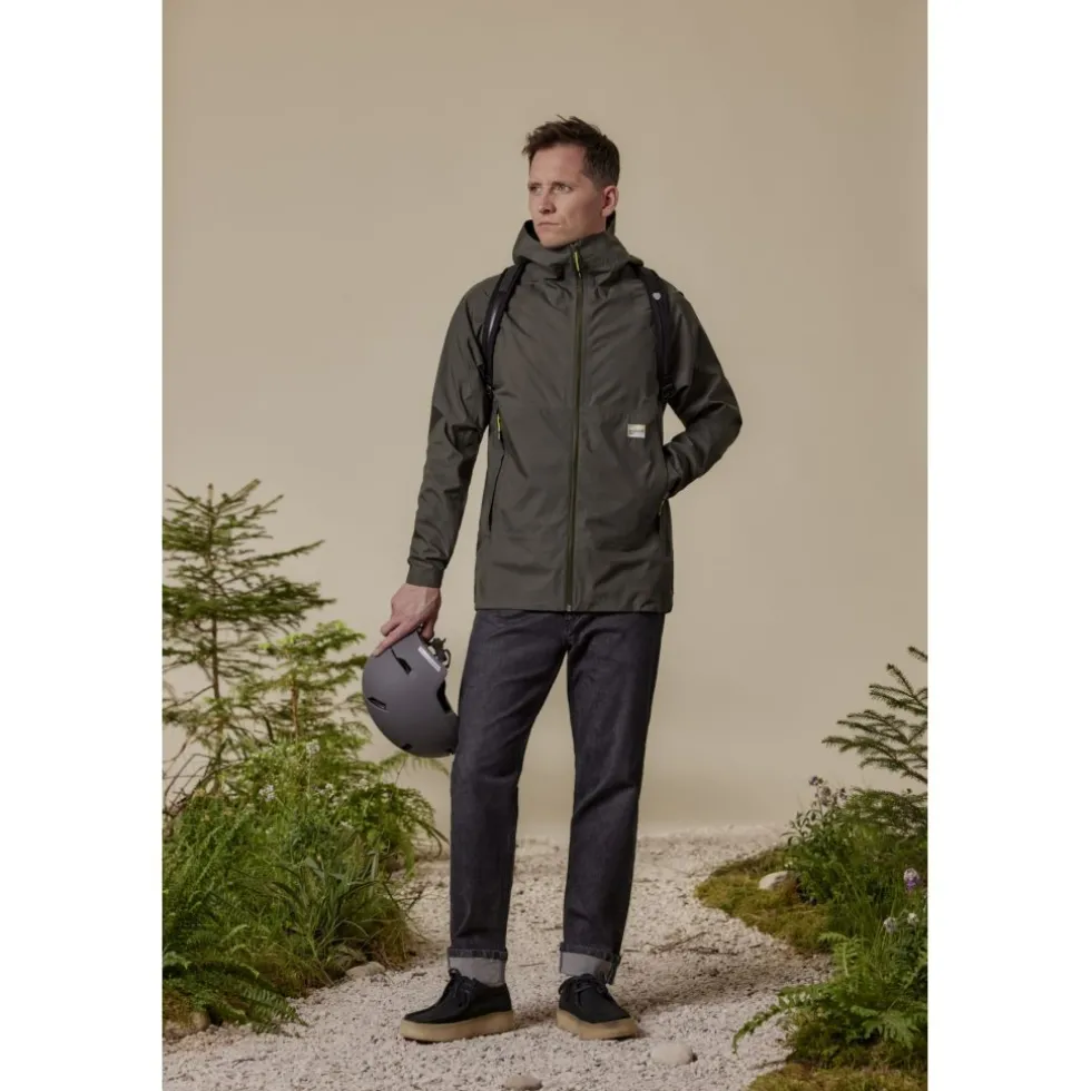 Maloja TannkogelM. Commuter Regenjas Heren - gravel 8959