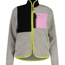 Maloja VallettaM. Mountain Fleece Jas Dames - grey melange multi 8033