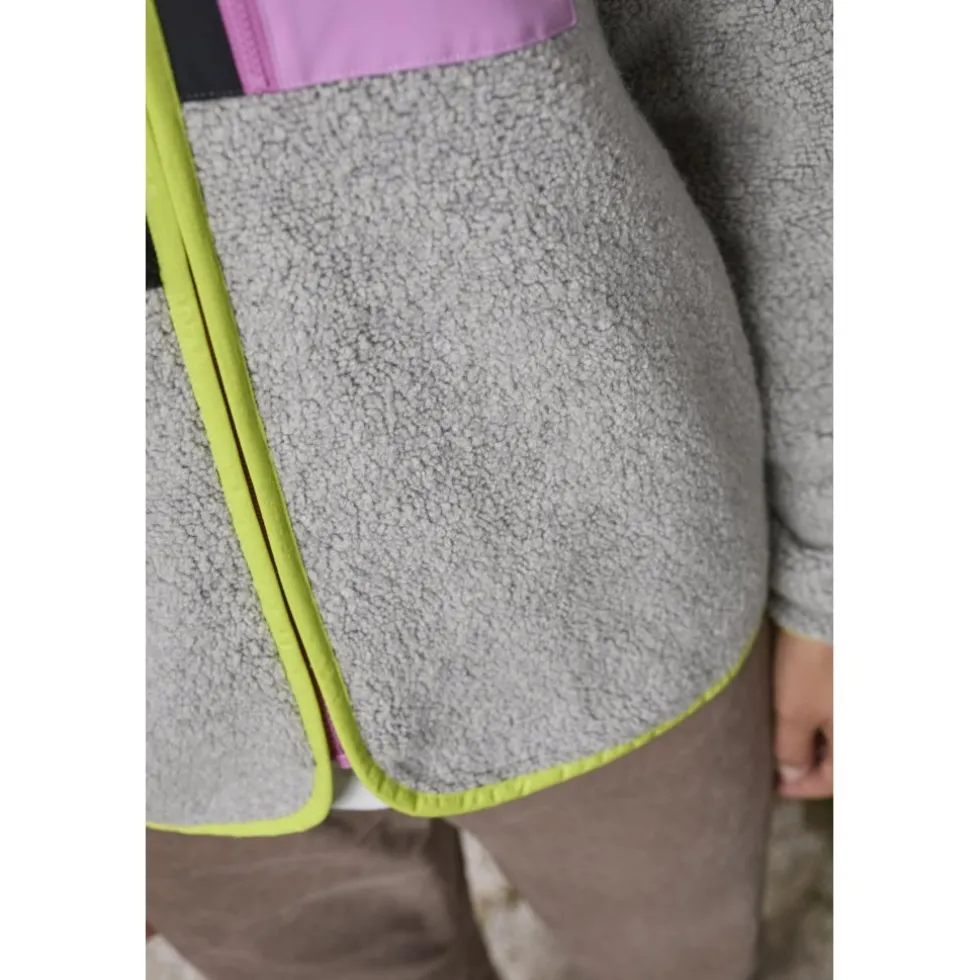 Maloja VallettaM. Mountain Fleece Jas Dames - grey melange multi 8033