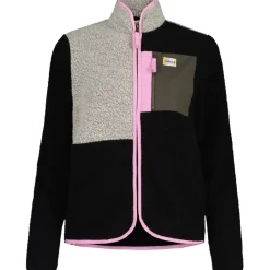 Maloja VallettaM. Mountain Fleece Jas Dames - deep black multi 8862