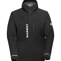 Jassen & Vesten < Mammut Aenergy Trail Running Hardshell Jas met Capuchon Heren - zwart