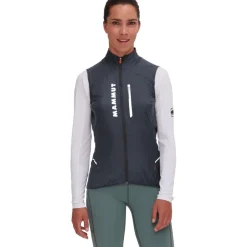 Jassen & Vesten < Mammut Aenergy Trai Running Windbreaker Hybride Vest Daes - zwart