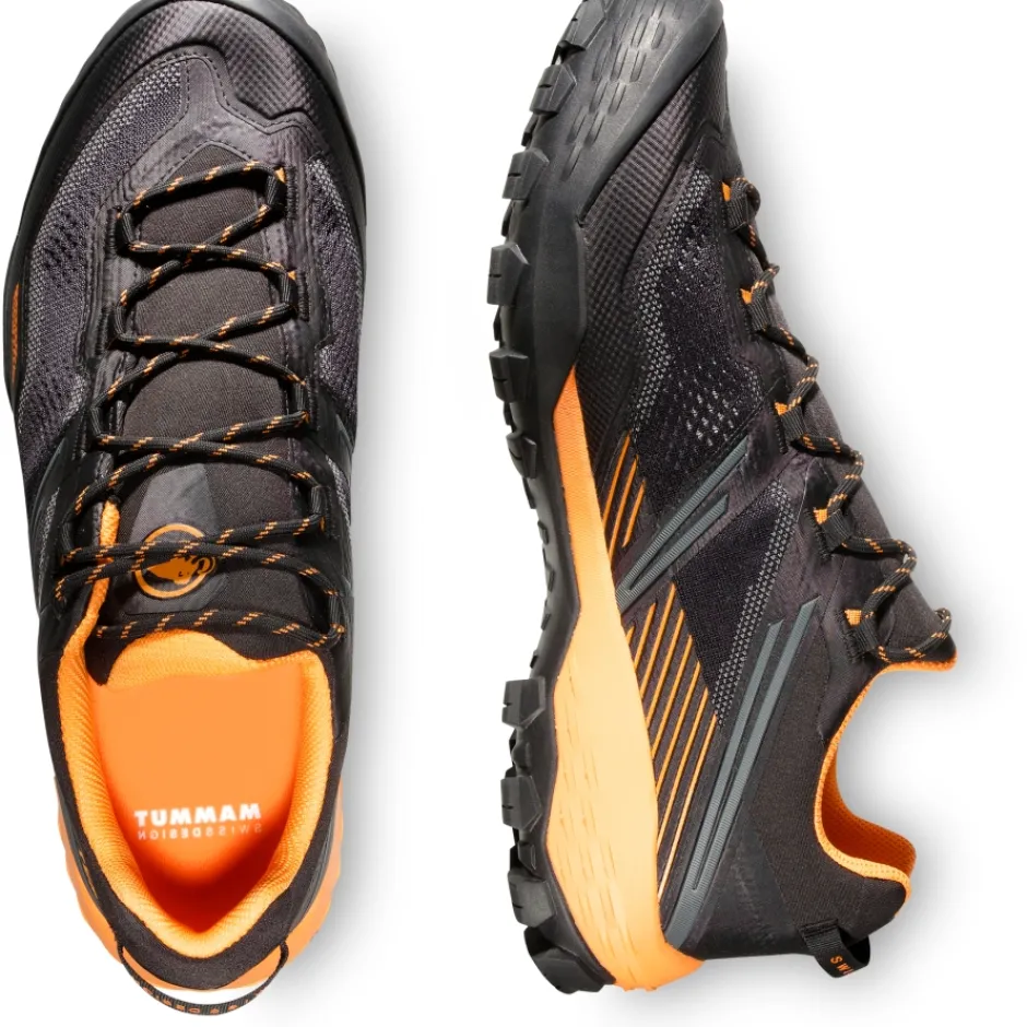 Wandelschoenen|Wandelschoenen < Mammut Ducan II Low GTX Schoenen Heren - zwart-dark tangerine