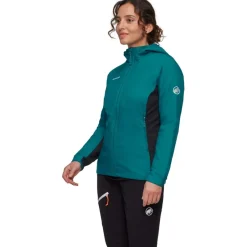 Jassen & Vesten < Mammut Rie ight Hybrid Theroja et Capuchon Dae - deep tea