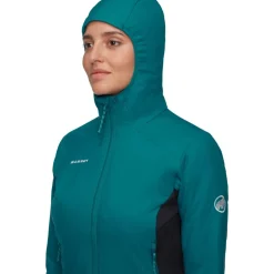 Jassen & Vesten < Mammut Rie ight Hybrid Theroja et Capuchon Dae - deep tea