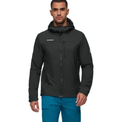 Jassen & Vesten < Mammut Rime Thermoja met Capuchon Heren - zwart