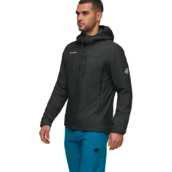 Jassen & Vesten < Mammut Rime Thermoja met Capuchon Heren - zwart