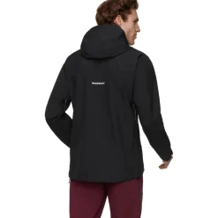 Mammut Taiss Hardshell Jas met Capuchon Heren - zwart