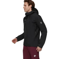 Mammut Taiss Hardshell Jas met Capuchon Heren - zwart