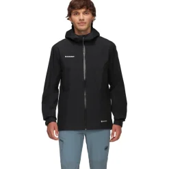 Mammut Treeline Hardshell Jas met Capuchon Heren - zwart