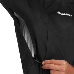Mammut Treeline Hardshell Jas met Capuchon Heren - zwart