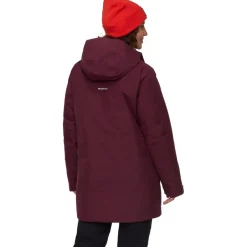 Jassen & Vesten < Mammut Treeline Hardhell Thermoparka met Capuchon Dame - vin