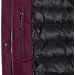 Jassen & Vesten < Mammut Treeline Hardhell Thermoparka met Capuchon Dame - vin