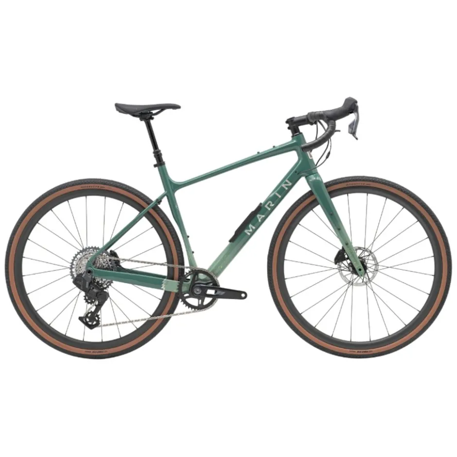 Gravelbikes Bikepacking < Marin HEADLANDS 3 - Carbon Gravel Bike - 2026 - green fade