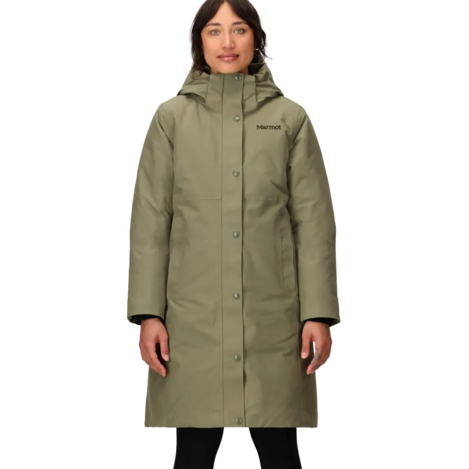 Jacks < Marmot Chelsea Mantel Dames - olive grove