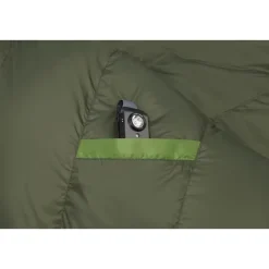 Slaapzakken < Marmot Mad River 30 Regular Donzen Slaapzak - Zip left - foliage/rosin green