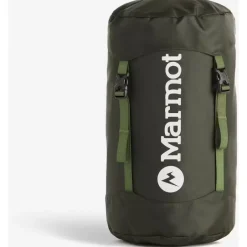 Slaapzakken < Marmot Mad River 30 Regular Donzen Slaapzak - Zip left - foliage/rosin green