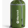 Slaapzakken < Marmot Trestles Elite Eco 30 Long Synthetische Vezels Slaapzak - Rits links - foliage/steel onyx