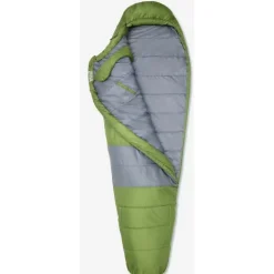 Slaapzakken < Marmot Trestles Elite Eco 30 Long Synthetische Vezels Slaapzak - Rits links - foliage/steel onyx