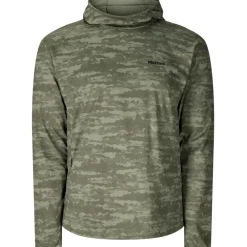 Shirts & Midlayers < Marmot AirExchange UPF 50 Hoodie Heren - oive grove agos
