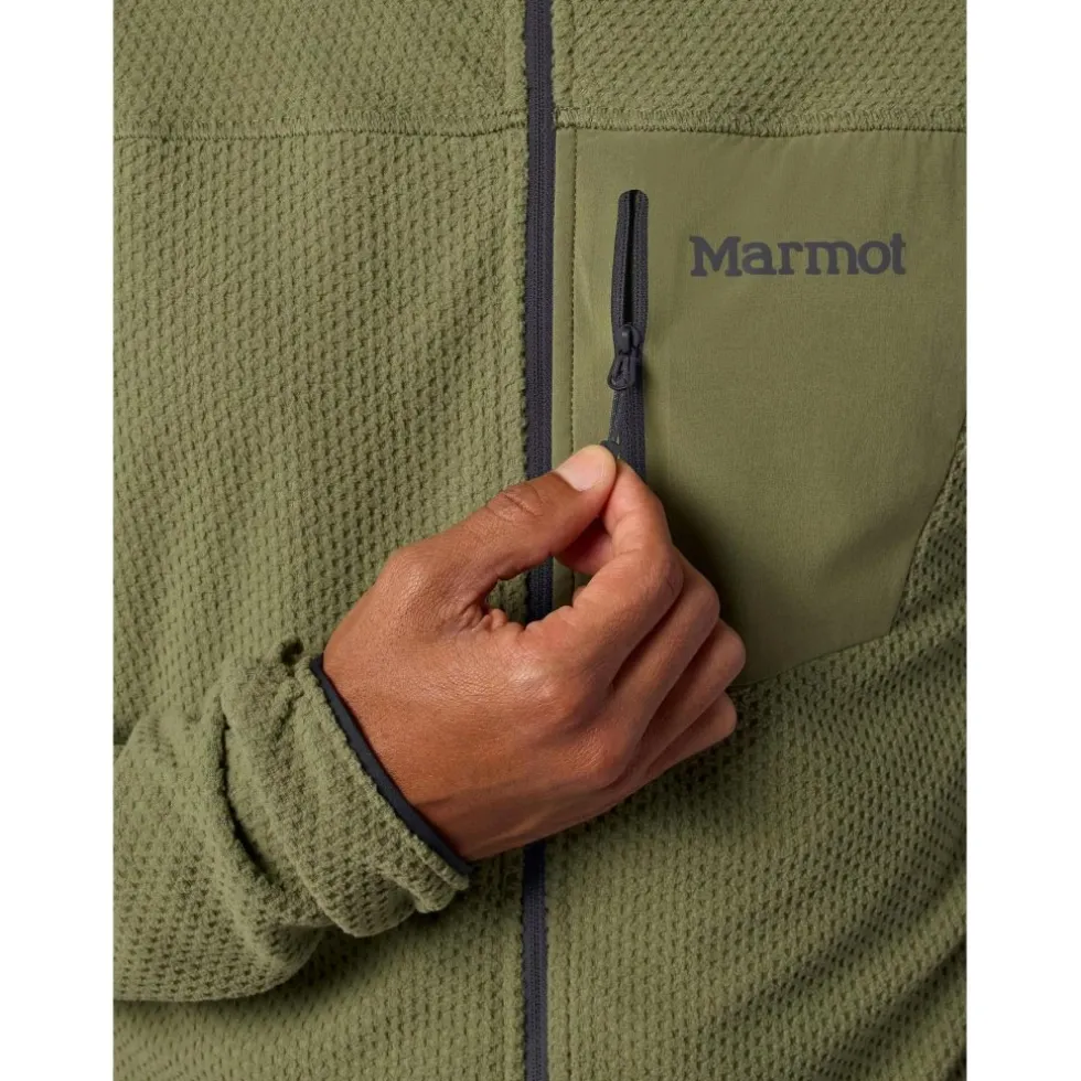 Marmot AirFleece Jas Heren - olive grove