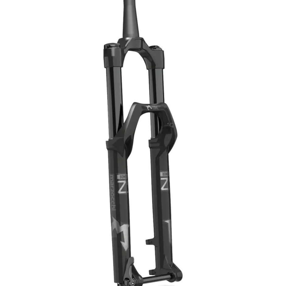 Verende Voorvorken < Marzocchi Bomber Z1 Coil Voorvork - 29" | RAIL | 44mm Offset | Tapered - 15x110mm QR - 160mm - shiny black