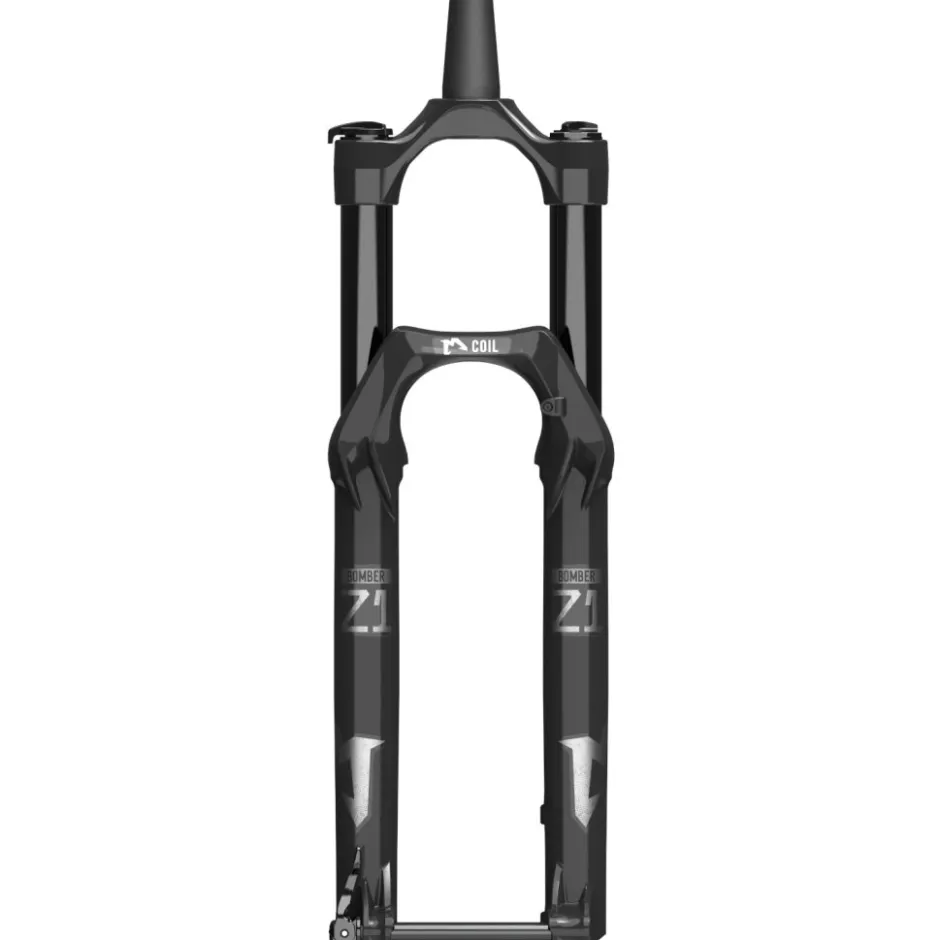 Verende Voorvorken < Marzocchi Bomber Z1 Coil Voorvork - 29" | RAIL | 44mm Offset | Tapered - 15x110mm QR - 160mm - shiny black