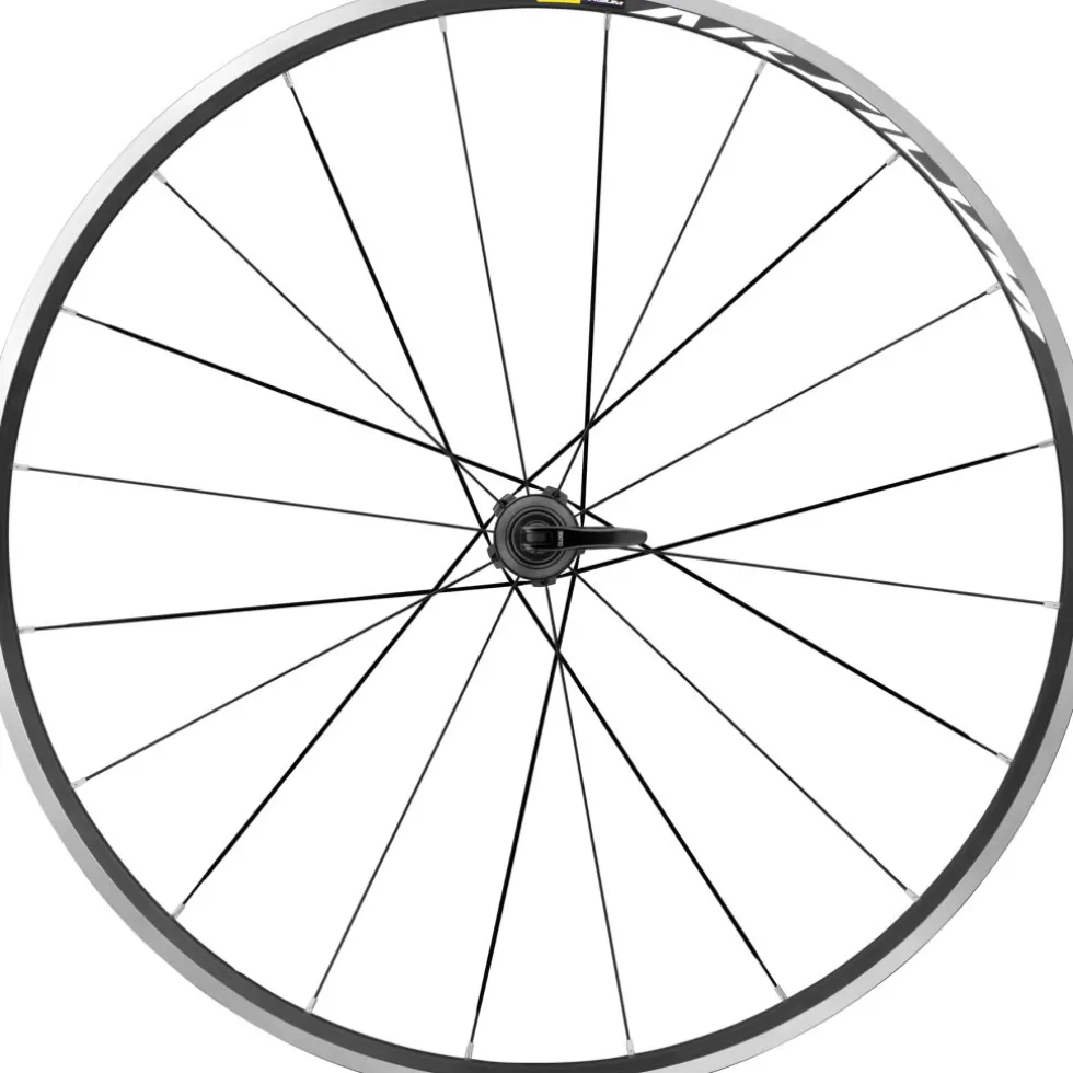 Mavic Aksium Wheelset Clincher - 9x100mm/QR | 9x130mm/QR - zwart/zilver
