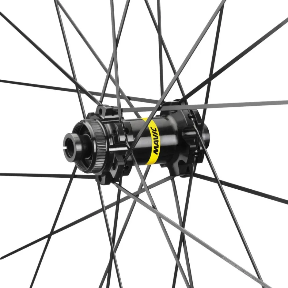 Wielen En Wielsets < Mavic Allroad Disc Wielset - 28" | Clincher | Centerlock - 12x100mm | 12x142mm | QR - zwart