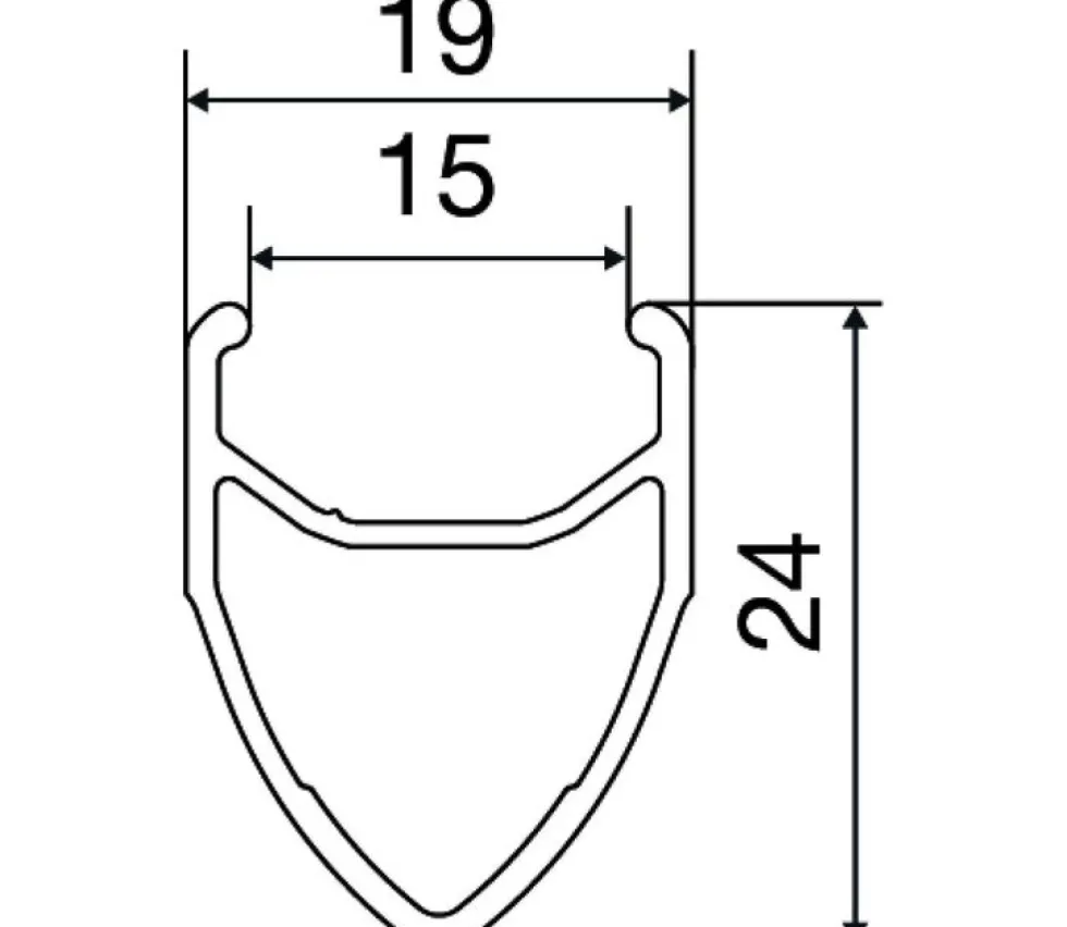 Mavic CXP Pro Rim - black