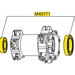 Kogellagers En Glijlagers < Mavic Lefty Front Wheel Hub Bearings - M40771