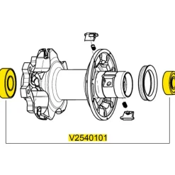 Kogellagers En Glijlagers < Mavic Rear Wheel Hub Bearing ID360 small - V2560101