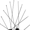 Spaken En Nippels < SKS Mavic Spokes 279mm for Ellipse 11 Front Wheels (10 Pieces) - 12033701 - black